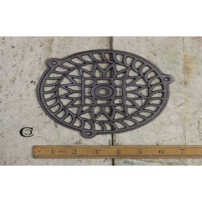 AIR VENT EXTRACTION COVER ROUND TABS CAST IRON 6 / 150MM