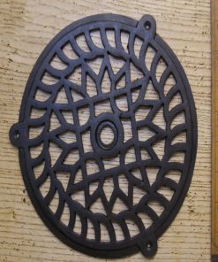 AIR VENT EXTRACTION COVER ROUND TABS CAST IRON 8 / 200MM