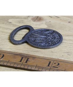 BOTTLE OPENER HAND HELD KEY RING GWR 1833 CAST ANT IRON