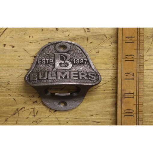 BOTTLE OPENER WALL MOUNTED BULMERS CAST ANT IRON