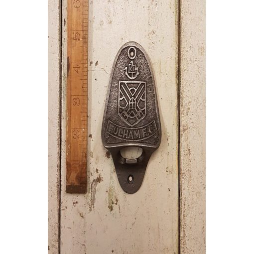 BOTTLE OPENER WALL MOUNTED FULHAM CAST ANTIQUE IRON