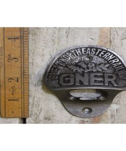 BOTTLE OPENER WALL MOUNTED GNER CAST ANT IRON