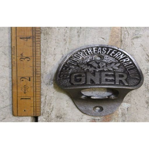 BOTTLE OPENER WALL MOUNTED GNER CAST ANT IRON