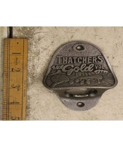 BOTTLE OPENER WALL MOUNTED THATCHERS CIDER CAST ANT IRON