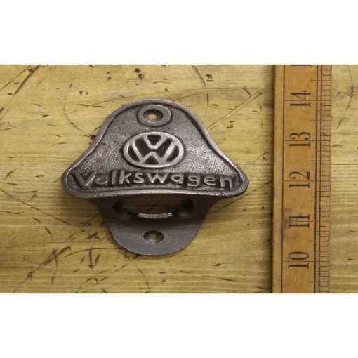 BOTTLE OPENER WALL MOUNTED VOLKSWAGEN CAST ANTIQUE IRON