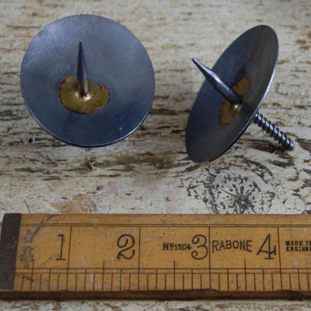 Candle Holder Base With Spike Screw Thread Antique Iron 50 mm/2 dawmousefurnitureltd.co.uk