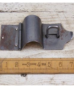 CASE HASP & STAPLE BULL NOSE ANTIQUE IRON 7 / 175MM