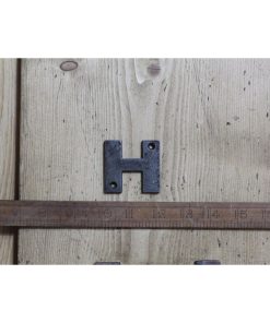 CAST IRON LETTER H 50MM H ANT IRON