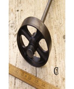 CASTOR WHEEL INDUSTRIAL CAST IRON 4.5 / 115MM 16MM DIA HOLE