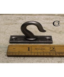 CEILING CHANDELIER HOOK 2 HOLE BACKPLATE ANTIQUE IRON 50MM
