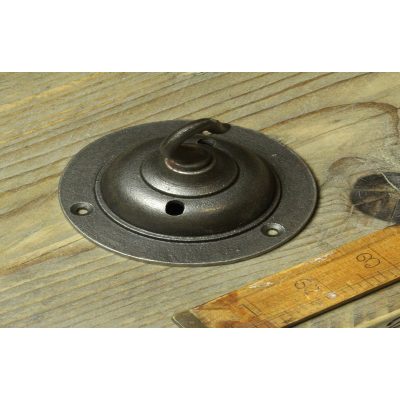 CEILING GLAND ROSE FOR CHANDELIER HOOK STRONG ANT IRON 90MM