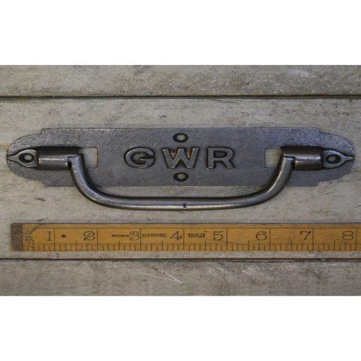 CHEST LIFTING HANDLE GWR HEAVY CAST ANTIQUE IRON 8 / 200MM
