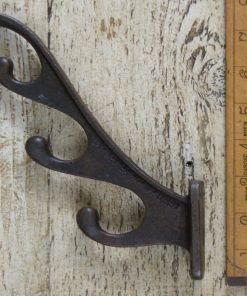 CLOUD COAT HOOK LARGE QUAD CAST ANT IRON 215MM