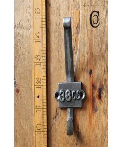 COAT HOOK DOUBLE ’38CS’ SHALLOW ANGLE 2 PART ANT IRON 110MM