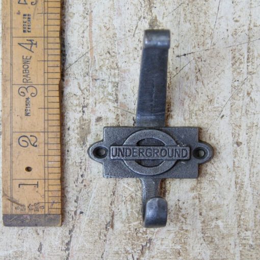 COAT HOOK UNDERGROUND 2 – PART CAST ANT IRON 110MM