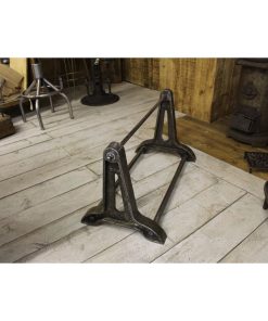 COFFEE TABLE END FRAME CANNON 16 400MM CAST IRON IAN MILLS