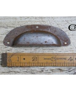CUP HANDLE BASIC DESIGN PRESSED SHEET ANTIQUE IRON 96MM / 4
