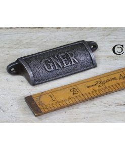 CUP PULL HANDLE GNER ANTIQUE IRON 98MM