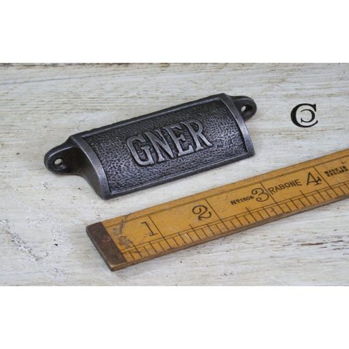 CUP PULL HANDLE GNER ANTIQUE IRON 98MM