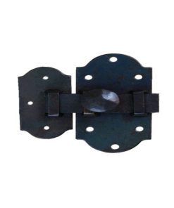 CUPBOARD SLIDE BOLT ANTIQUE BLACK IRON 80MM