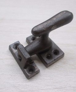 CUPBOARD SWIVEL TEE CATCH BOLT CAST ANT IRON SHAKER 45X40MM