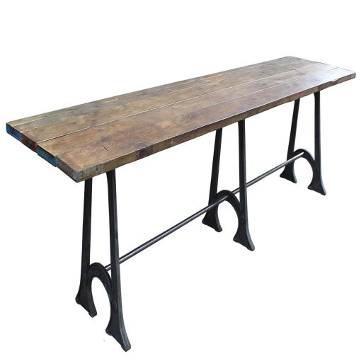 DINING TABLE END FRAME AXDANE CAST ANTIQUE IRON 710 X 620MM