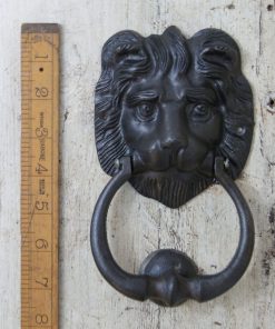 DOOR KNOCKER LION HEAD HEAVY CAST IRON (5440)