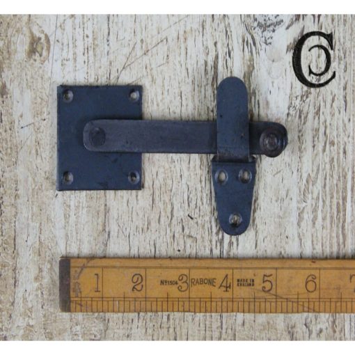 DOOR LATCH SIMPLE INDUSTRIAL FACTORY ANT IRON 5 / 130MM