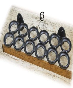 EGG HOLDER TRAY (12) ANTIQUE CAST IRON 13