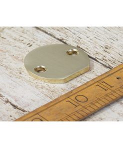 END CAP DISC FOR MOP STICK HAND RAIL SECTION BRASS 44MM DIA