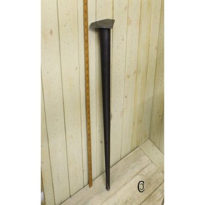 FURNITURE LEG CONICAL TAPERED ANTIQUE IRON 28 / 710MM