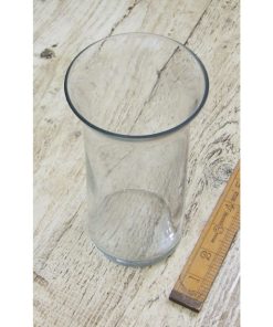 GLASS ONLY FOR CANDLE HOLDER 100 X 75MM (DIA AT WIDEST)