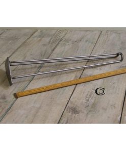 HAIRPIN LEG 3 PRONG FOOTED ANTIQUE IRON 400MM / 16