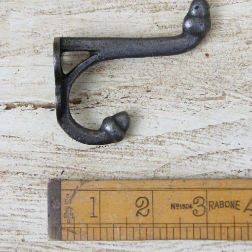 HALL STAND SMALL ACORN TIP 75MM ANTIQUE IRON