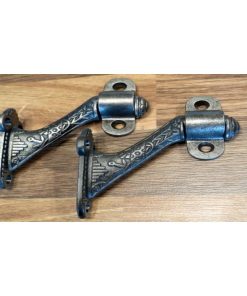 HANDRAIL BRACKET SWIVEL 2 PART CAST ANTIQUE IRON