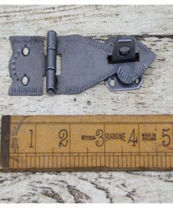 HASP & STAPLE ARROWHEAD ANTIQUE IRON 100MM