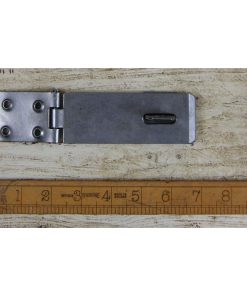 HASP & STAPLE PLAIN ANTIQUE IRON 115MM / 4.5