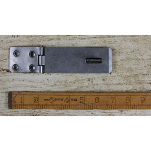 HASP & STAPLE PLAIN ANTIQUE IRON 115MM / 4.5