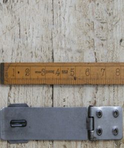 HASP & STAPLE PLAIN ANTIQUE IRON 150MM / 6