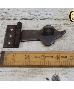 HASP & STAPLE SPEARHEAD ANTIQUE IRON 130MM / 5