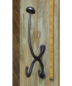 HELMET HANGER CAST ANTIQUE IRON 235MM MARK ALSOP