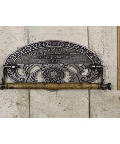 KITCHEN ROLL HOLDER BOROUGH MARKET FIXTURE ANT IRON FOR 9.5