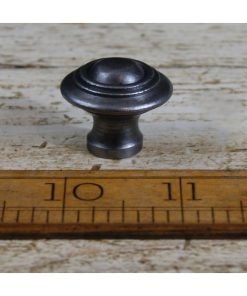 KNOB DOMED WITH CIRCULAR RINGS ANT IRON 25MM 05.086D.AI.25