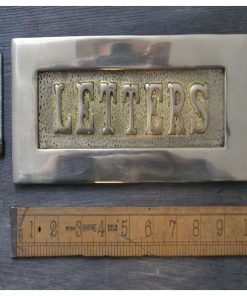 LETTER BOX PLATE LETTERS SOLID BRASS 315 X 75MM
