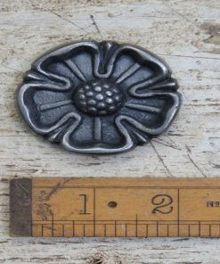 PAPERWEIGHT KNOCKER BUTTON YORKSHIRE ROSE CAST ANT IRON M6