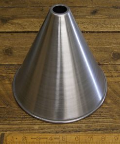 PENDANT COOLIE SHADE POLISHED STEEL 9 / 230MM DIA