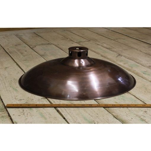 PENDANT HANGING LIGHT SHADE FACTORY ANTIQUE COPPER 470MM