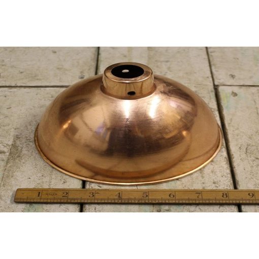 PENDANT HANGING LIGHT SHADE STUDY POLISHED COPPER 215MM DIA