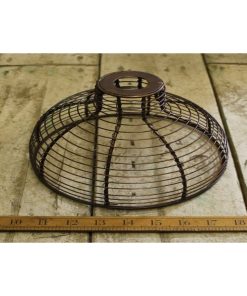 PENDANT SHADE BELL CAGE ANT COPPER 200MM DIA