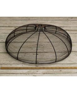 PENDANT SHADE BELL CAGE ANT COPPER 500MM DIA
